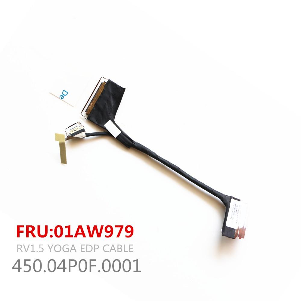 New LCD Cable For Lenovo THINKPAD Yoga X1 01AW979 01AW980 450.04P0E.0001 450.04P0F.0001