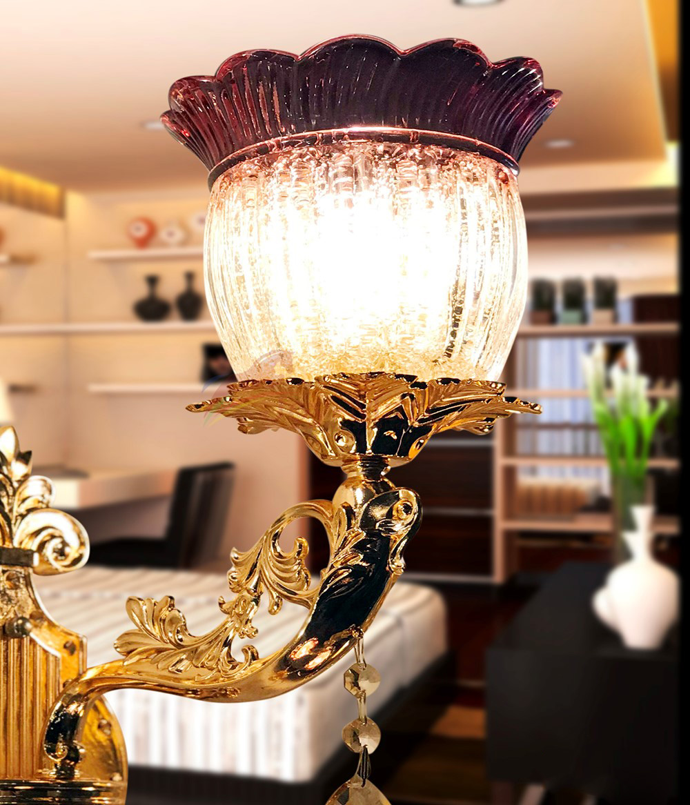 Đèn tường chao thủy tinh