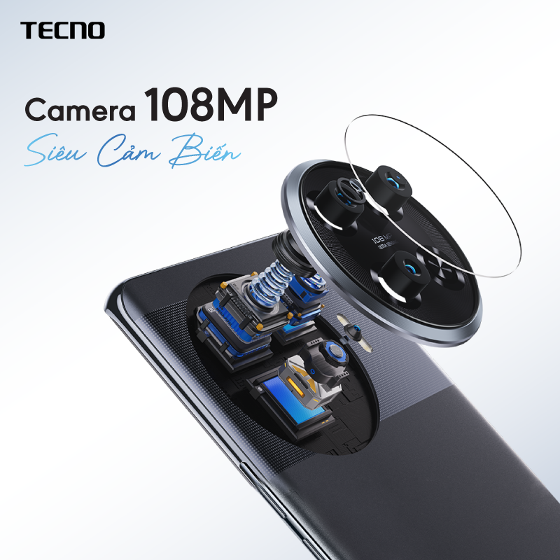 Điện thoại Tecno Spark 20 Pro+ (8+8)GB/256GB - Hàng Chính Hãng