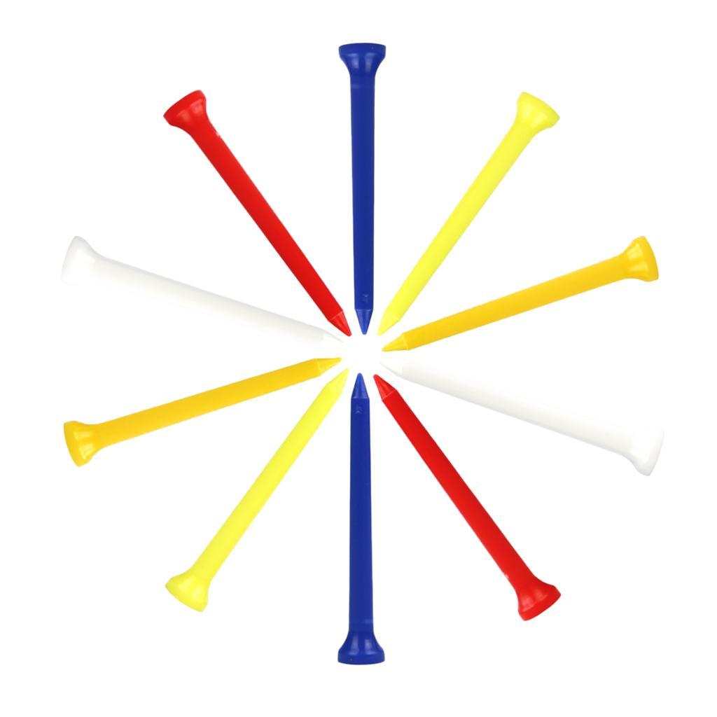 Set of 20 Bulk Golf Driving Range Tees Low Friction Plastic Golf Nails