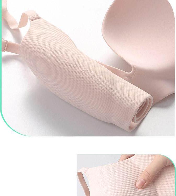 Áo ngực, Áo lót nữ su không gọng nâng ngực - Kem - 38/85AB