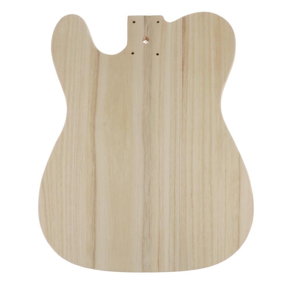Gỗ Chưa Hoàn Thành Đàn Guitar Điện Cơ Thể cho TL Phong Cách Bass Guiatr DIY Phụ Kiện