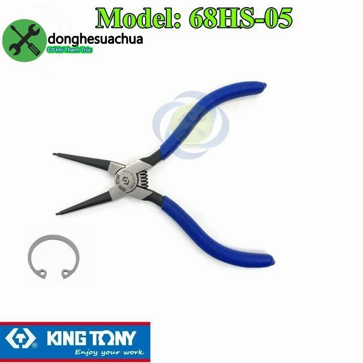 Kìm mở phe trong Kingtony 68HS-05 loại thẳng dài 125mm mũi 1.3mm