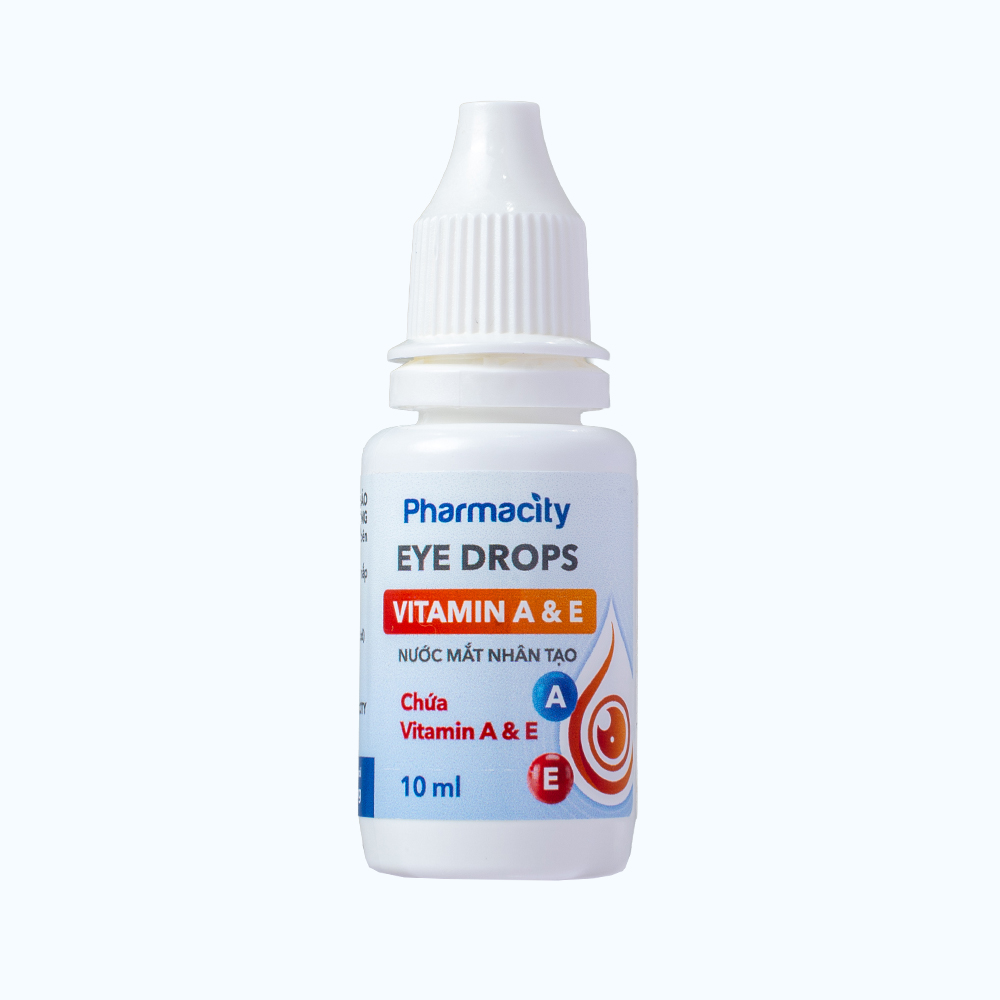 Nước mắt nhân tạo Pharmacity Vitamin A &amp; E (10ml)