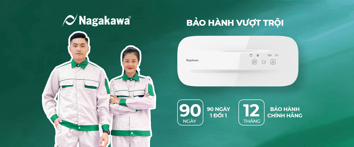 Máy khử khuẩn thực phẩm treo tường Nagakawa NAG3904 - Công nghệ Hydroxyl - Hàng Chính Hãng