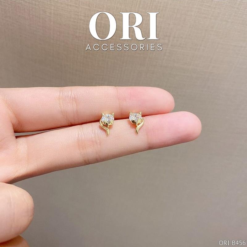 Bông tai dáng nhỏ Cáo Aneurin xinh xắn thời trang ORI ACCESSORIES B456