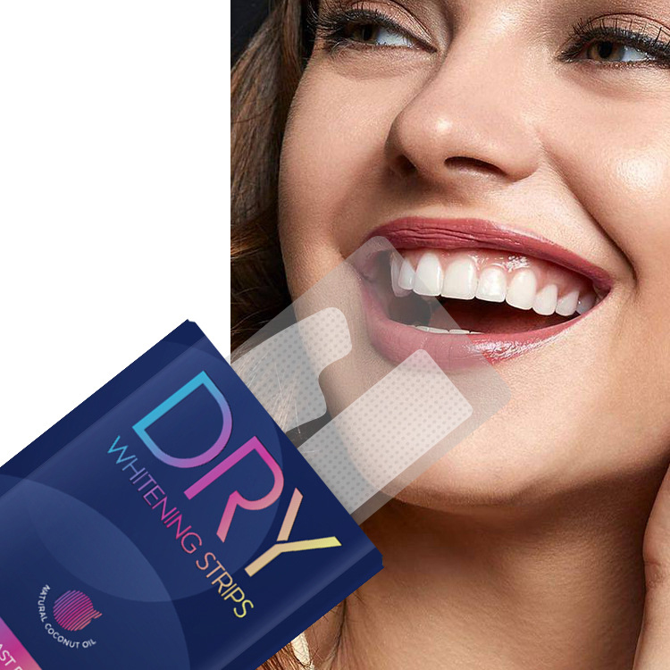 Liệu trình 14 ngày - miếng dán trắng răng Dry Whitening Strips (14 gói -  28 miếng)