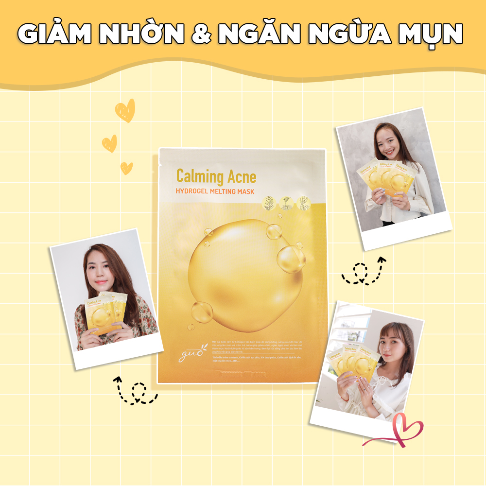Mặt Nạ Collagen 4in1 GUO - Calming Acne Hydrogel Melting Mask 30ml