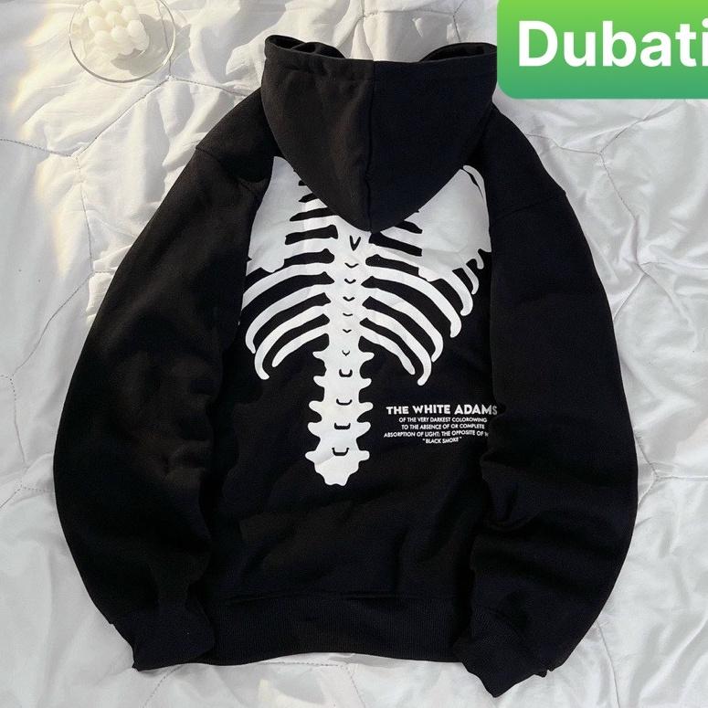 ÁO NỈ, ÁO KHOÁC HOODIE XƯƠNG NGƯỜI SIÊU NGẦU NAM NỮ PHONG CÁCH HÀN QUỐC HOT TREND MÙA HÈ MÙA THU ĐÔNG - DUBATI FASHION