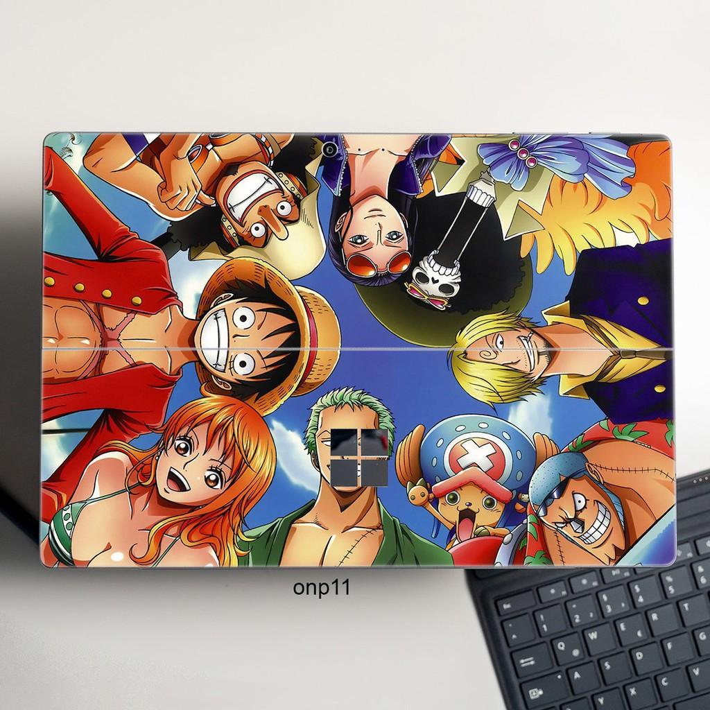 Skin dán hình One Piece x11 cho Surface 3 2015; Go, Go 2, Go 3; Pro 2 3 4 5 6 7 8 X