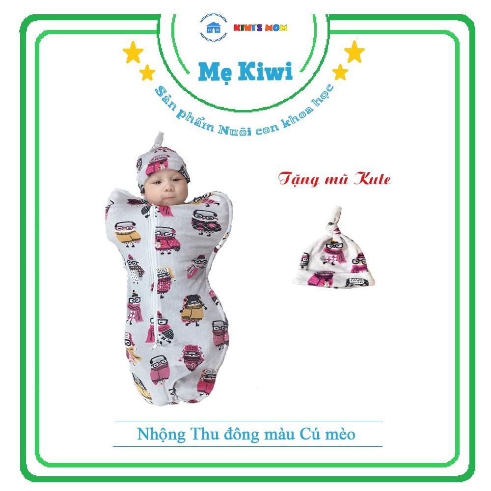 NHỘNG THU ĐÔNG CHO BÉ + TẶNG MŨ KUTE