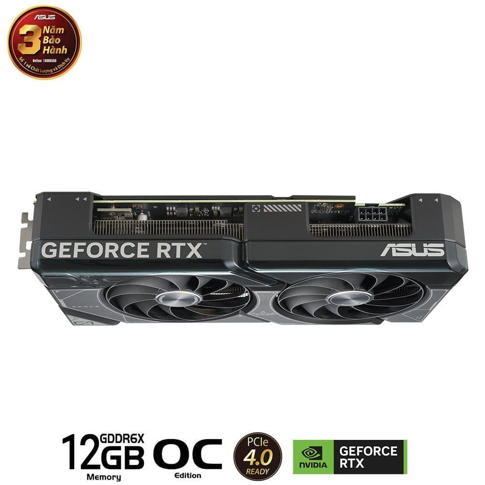 Card màn hình VGA ASUS Dual GeForce RTX 4070 OC Edition 12GB GDDR6X (DUAL-RTX4070-O12G) - Hàng chính hãng Viết Sơn phân phối