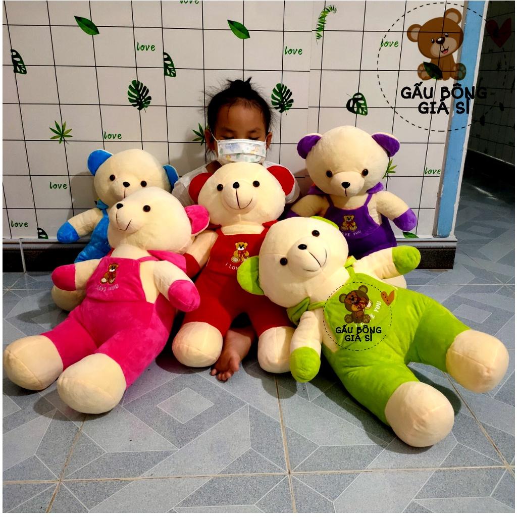 GẤU BÔNG TEDDY ÁO NÓN SIZE LỚN VẢI MỀM MỊN HÀNG CAO CẤP AN TOÀN CHO BÉ