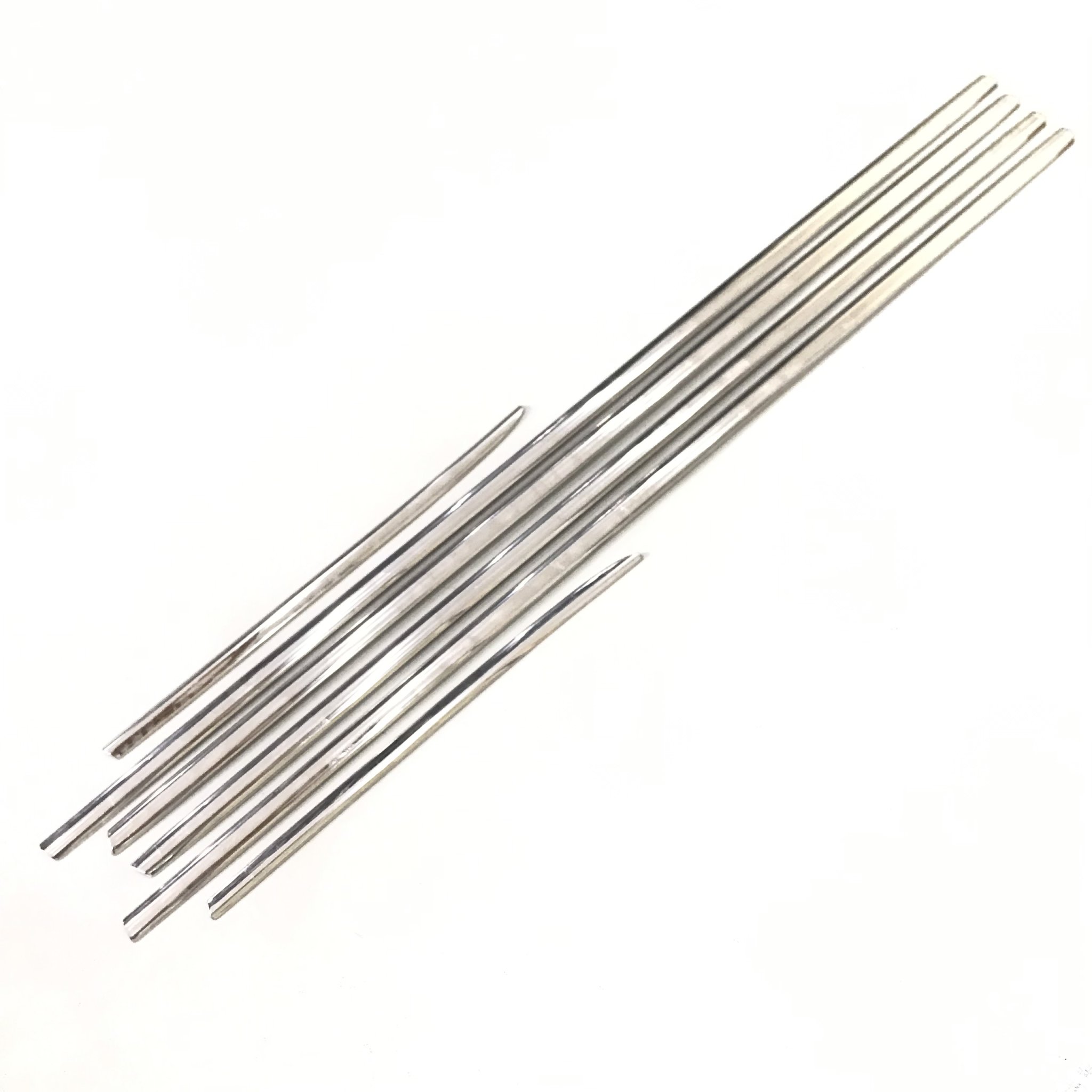 Nẹp viền cong kính, chân kính INOX dành cho xe Toyota Land Cruiser Prado