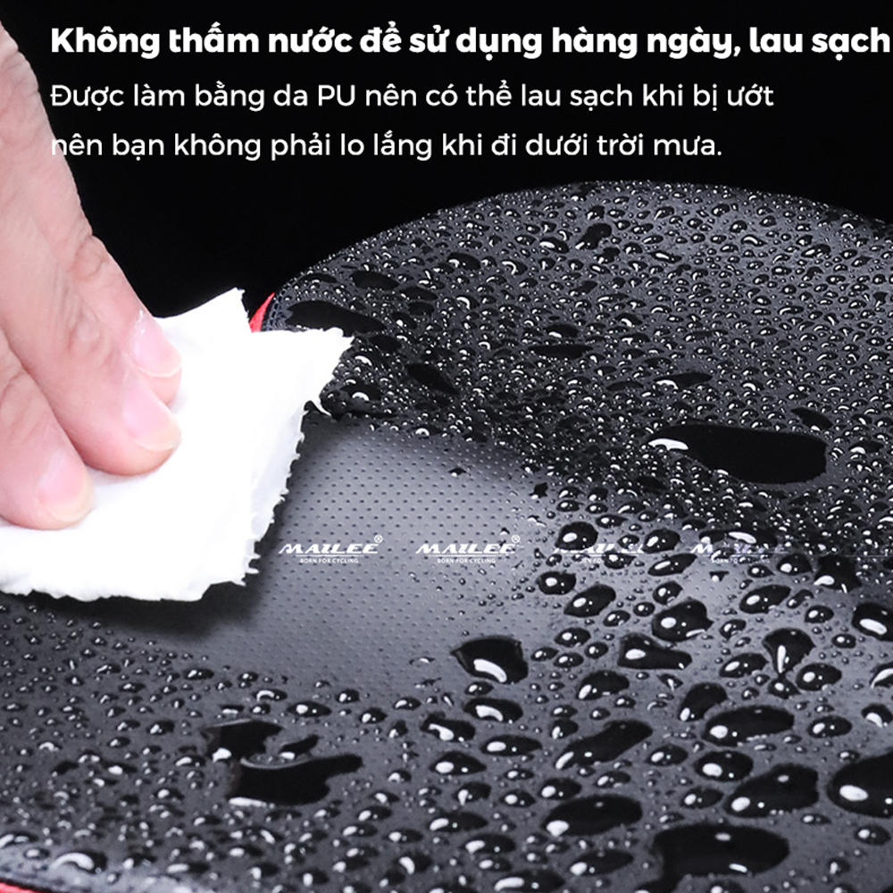 Yên xe đạp Không mũi trước công thái học PU-667, mềm rộng dày, chống sốc 26x21x6 cm Da PU phù hợp xe đạp/ xe đạp điện/ xe mtb - Mai Lee