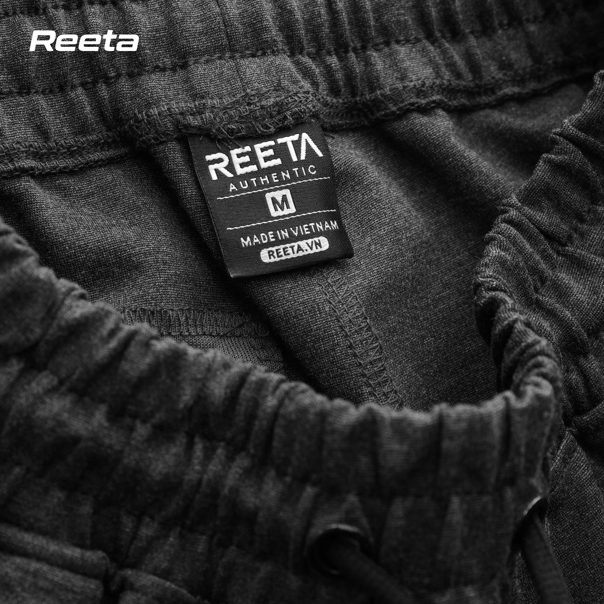 Quần Short thể thao nam REETA phiên bản cao cấp, logo thêu sắc nét có túi khóa tiện lợi - A1794