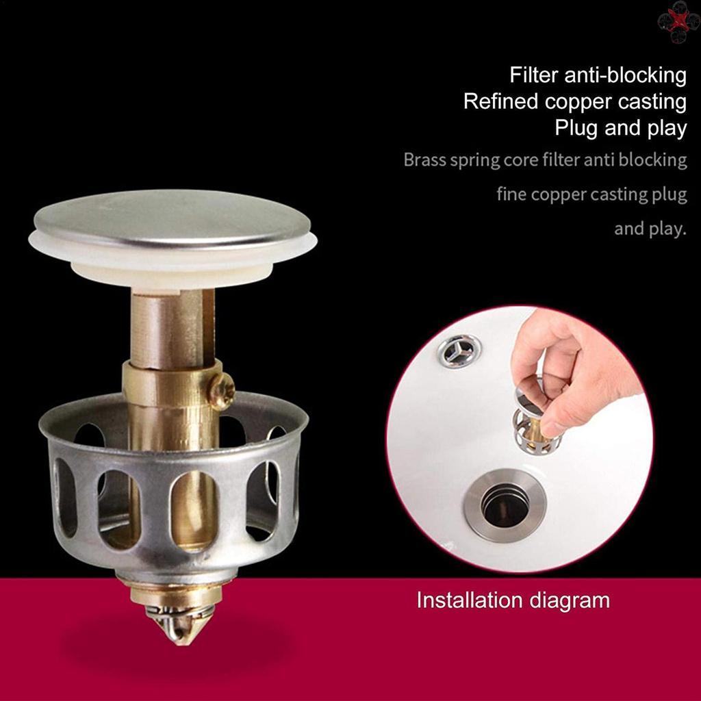 Set 4 Nắp Đậy Cống Thoát Nước Bồn Rửa Chén / Phòng Tắm