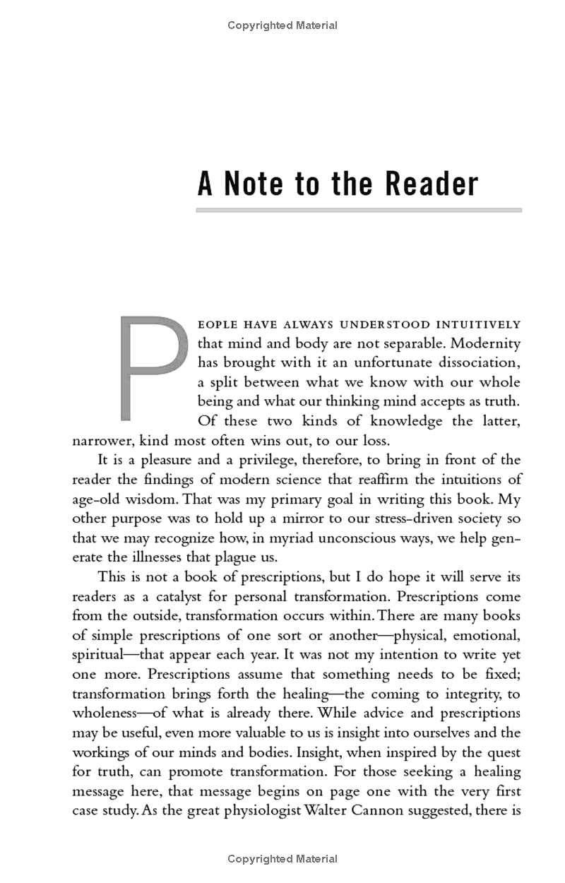 Sách ngoại văn: When The Body Says No