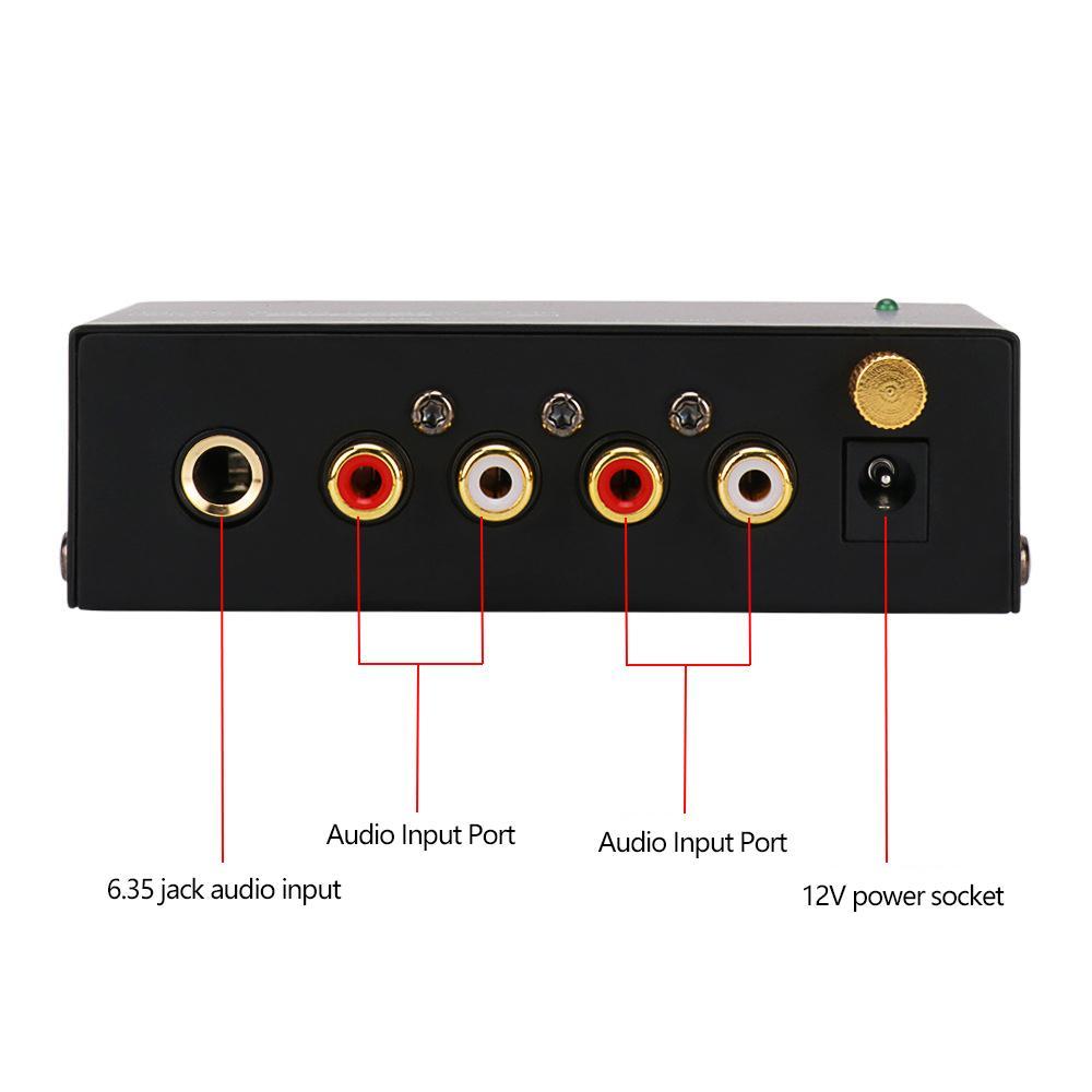 Phono Preamp Turntable Preamplifier ,Turntable Amplifier Preamp ,Low Noise DC 12V 1/4" TRS ,Record Player Preamplifier for Speakers Computers