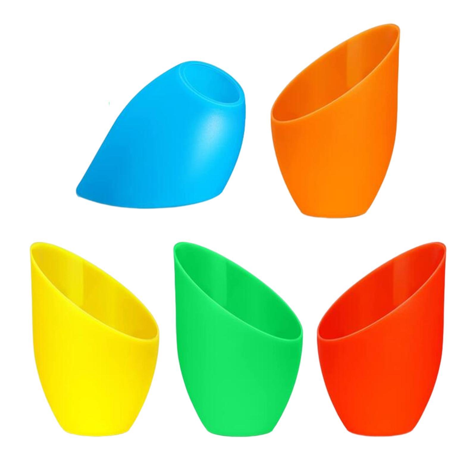 5 Pack Lampshade Lamp Shade 5.35 inch High, 4.33 inch Diameter, 1.65 inch Fitter for Living Room LED Floor Lamp Ceiling Fan Light