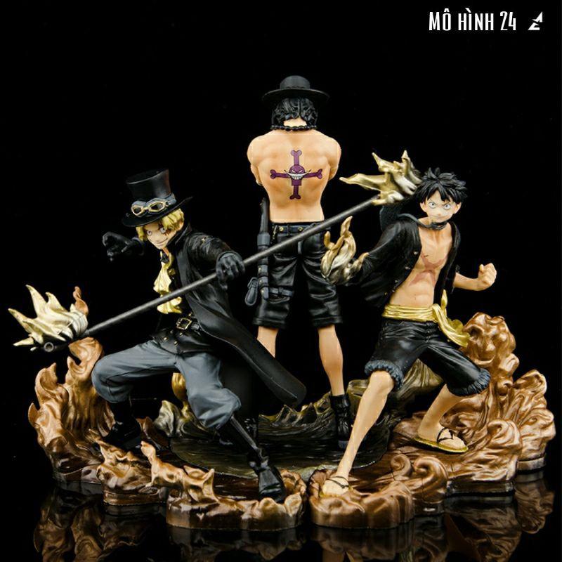 COMBO 3 MÔ HÌNH ANH EM ACE LUFFY SABO TRONG ONE PIECE FIGURE ĐẢO HẢI TẶC ONEPIECE....