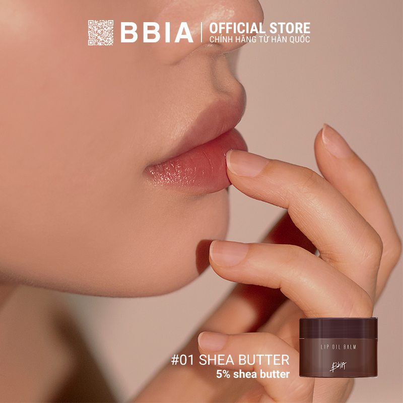 Sáp dưỡng môi Bbia Lip Oil Balm – #01 Shea Butter