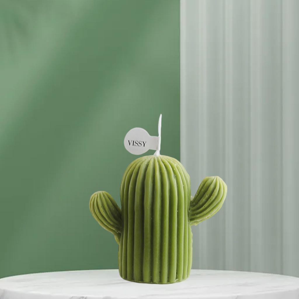 Cactus Candle Scented Candles  Olive