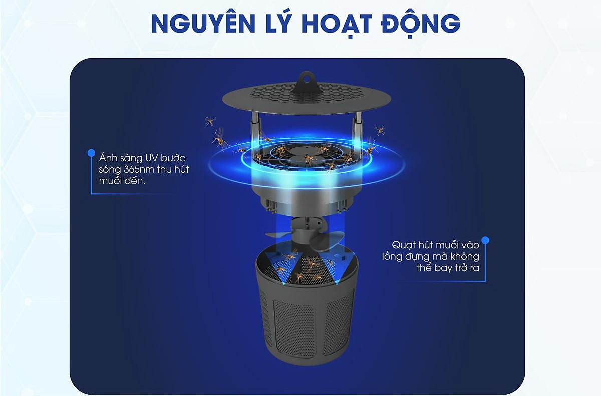 Đèn bắt muỗi Rạng Đông DBM01 5W - Chính Hãng