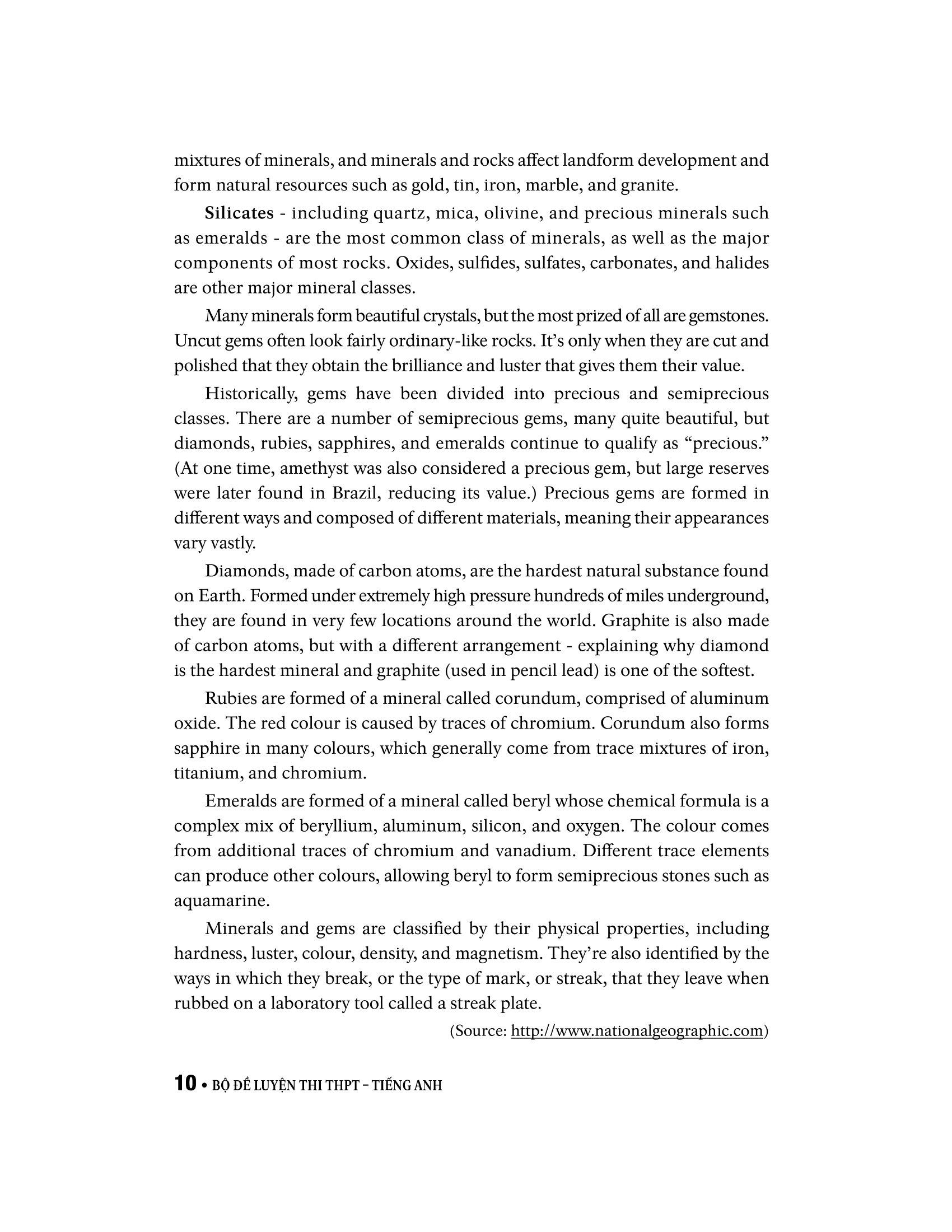 Bộ Đề Luyện Thi THPT Môn Tiếng Anh (2022)