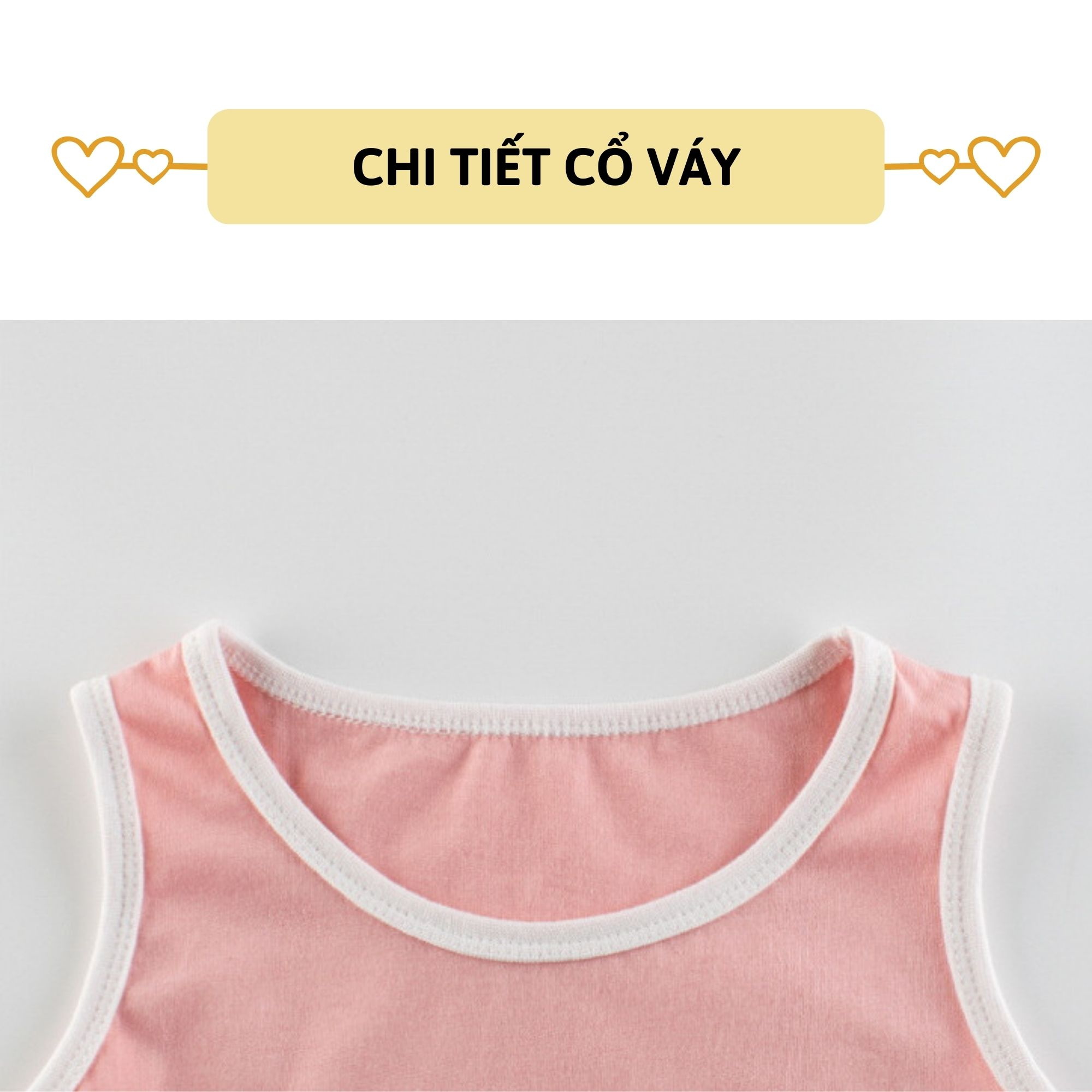 Váy sát nách liền thân cho bé gái 27Kids áo giấu quần cotton thoáng mát cho trẻ 2-8 Tuổi GSDR1