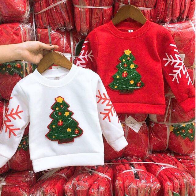 ÁO NOEL NỈ BÔNG CHO BÉ YÊU