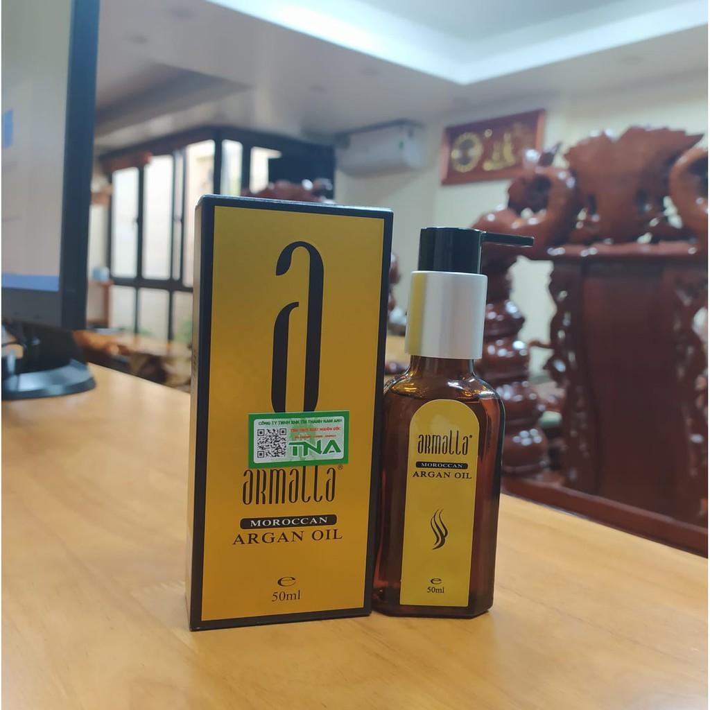 TINH DẦU ARMALLA ARGAN OIL DƯỠNG BÓNG PHỤC HỒI, TÁI TẠO TÓC CHUYÊN SÂU 50ML - HÀNG CHÍNH HÃNG