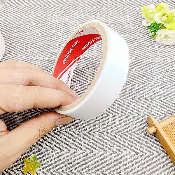 1 cuộn băng keo 2 mặt các size 12mm / 24 mm / 48 mm