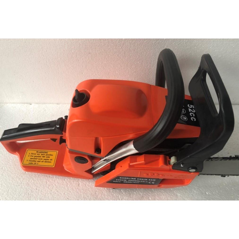 Máy cưa xích chạy xăng, máy cưa xích lam 55, động cơ 6.5hp