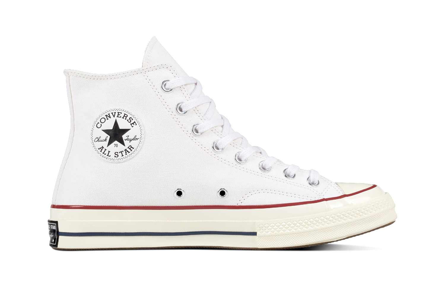 Giày Converse cổ cao màu trắng Chuck Taylor 1970s hi - 162056C