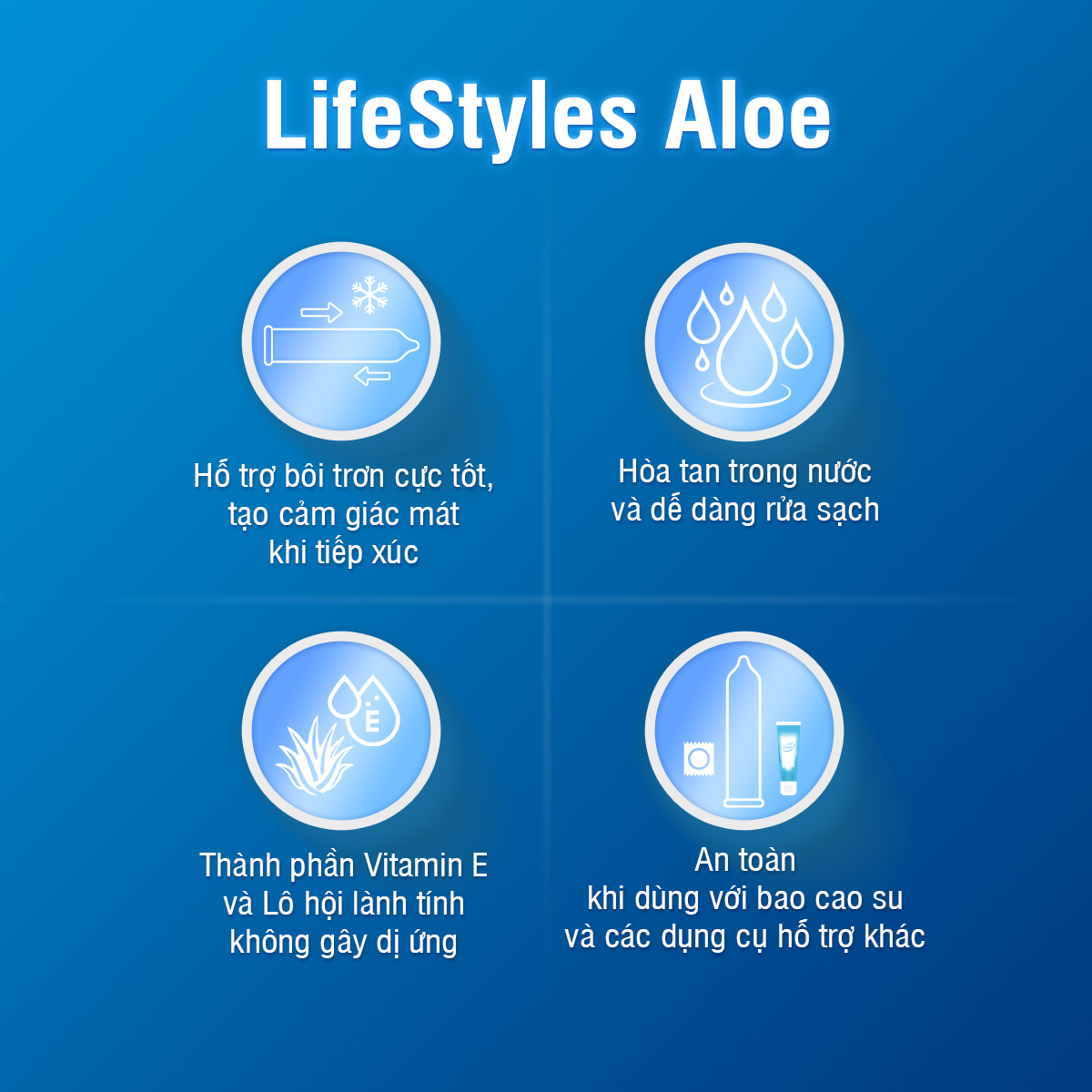 Gel Bôi Trơn Tinh Chất Lô Hội LifeStyles Aloe Lubricant 50ml