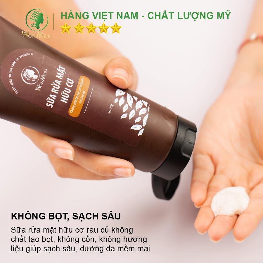 Bộ trắng da, sạch mụn và nám chuyên sâu Wonmom ( 1 Sữa rửa mặt + 1 Kem nghệ tươi + 1 Serum mụn )