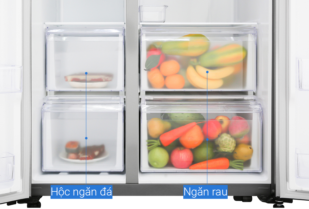 Tủ Lạnh Samsung Inverter 655 lít RS62R5001M9/SV - Hàng Chính Hãng - Chỉ Giao Hà Nội