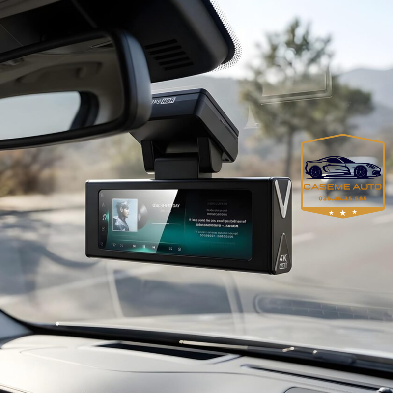 Camera Hành Trình Ô Tô Wi WU Dash Cam WiFi GPS ADAS Wi-DC201 Camera Trước Sau 4K Giám Sát Đỗ Xe 24/7 - Hàng Nhập Khẩu
