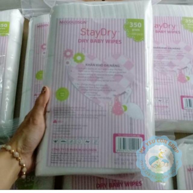 Khăn khô đa năng tiện dụng StayDry McGoldson 350g mềm mại kháng khuẩn an toàn sử dụng cho bé