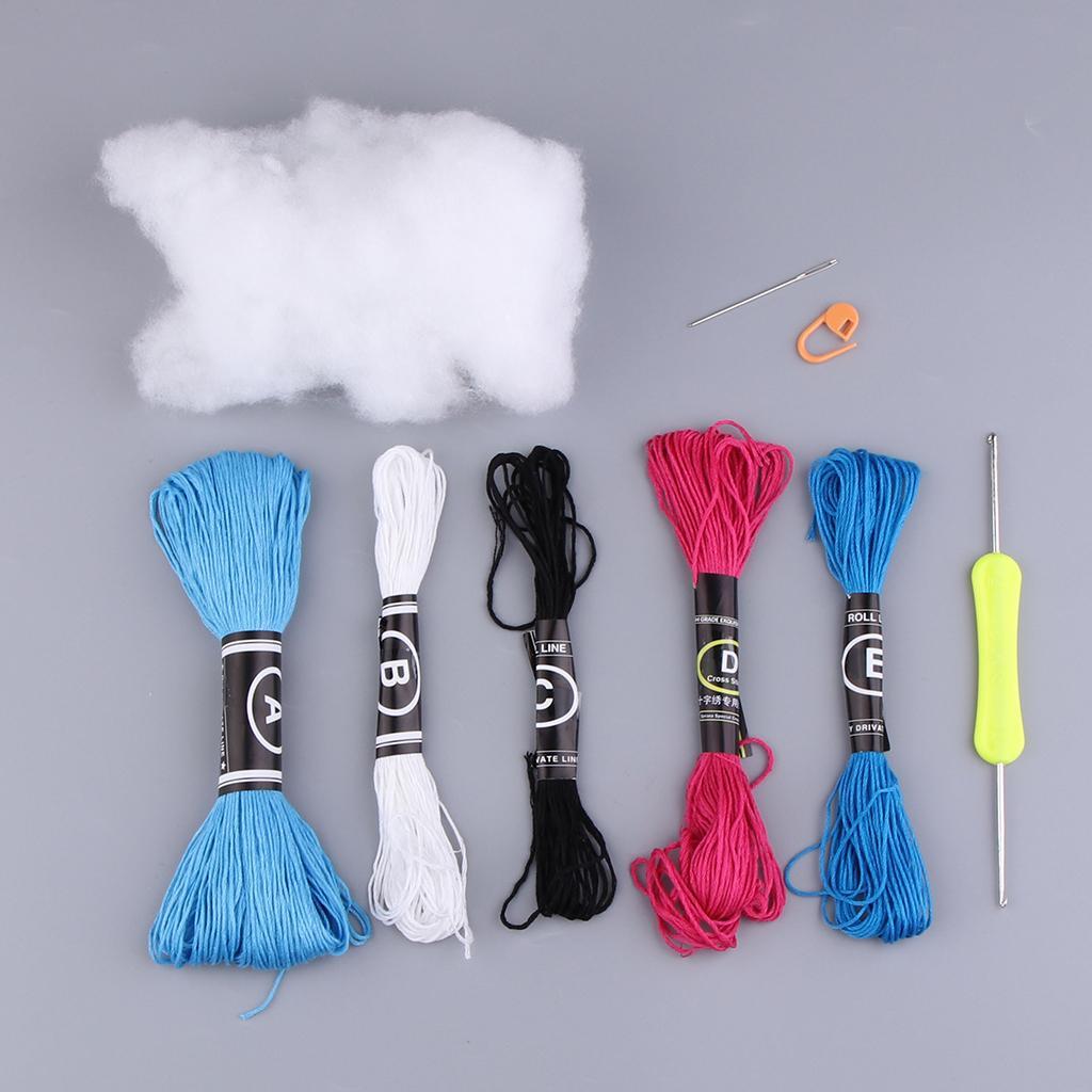 Rabbit Crochet Craft Kit Home Decor - DIY Gift Materials