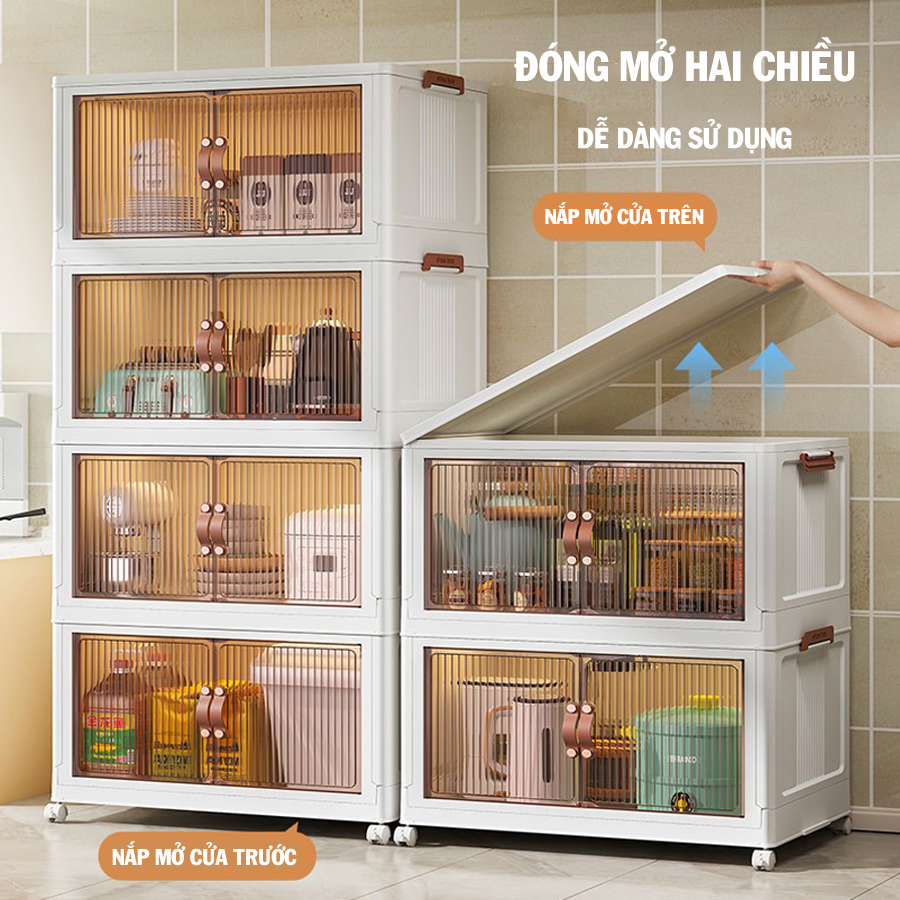 Tủ nhựa đa năng đựng giày dép , nồi chén bát đồ gia dụng quần áo,đồ lót,vớ tất,cà vạt,đồ chơi nhỏ trẻ em, 4 ngăn