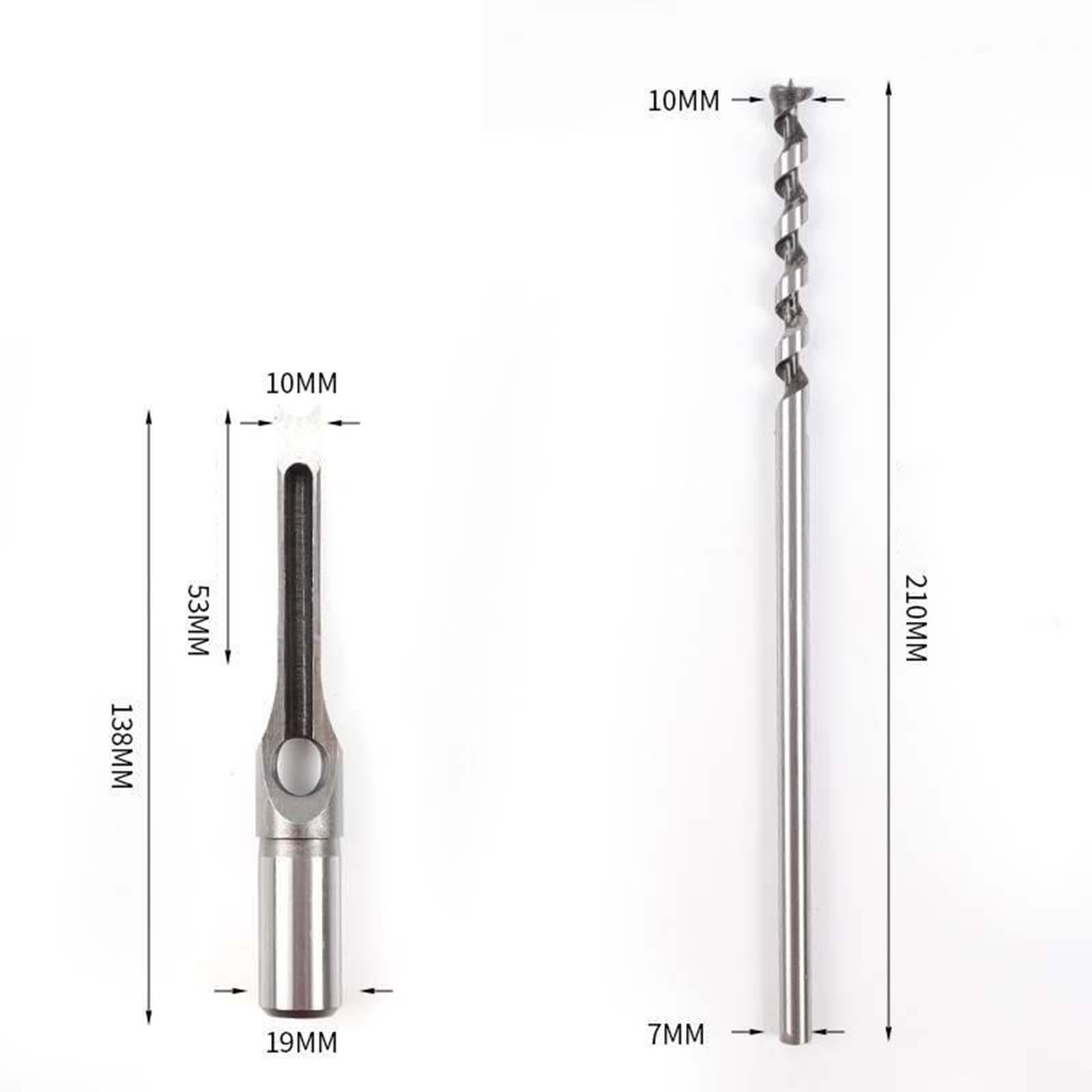 Square Hole Drill Bit Adapter, Woodworking Quickly Install or Disassemble Durable for Drill Machine Accessory Bench Drill or Hand Drill