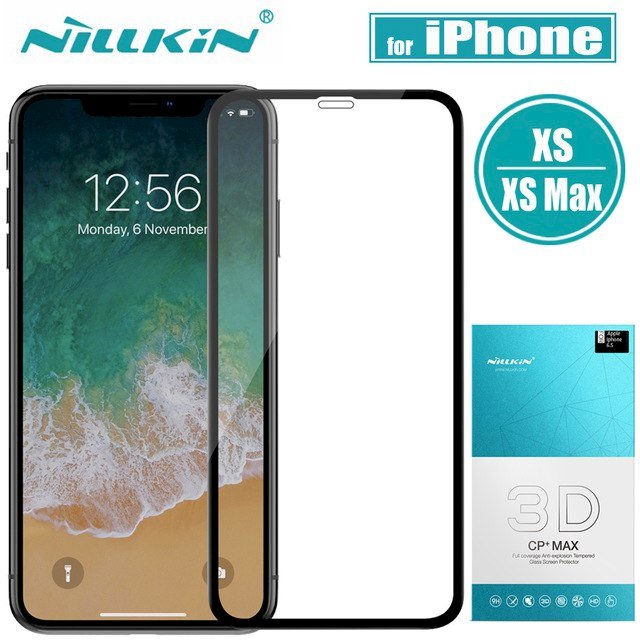 Miếng dán kính cường lực iPhone XS Max Nillkin CP Max full màn hình vô cực - Hàng chính hãng