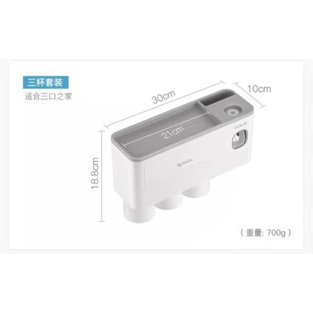 Kệ treo đồ nhà tắm- Bộ nhả kem đánh răng cao cấp Oenon cho mọi gia đình