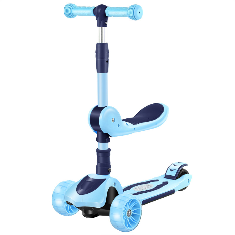 Xe Trượt Scooter Vinbuy 3 Bánh Có Nhạc, Bánh Xe Phát Sáng, Chịu Lực 100kg An Toàn Cho Bé, Màu Hồng/Xanh Phù Hợp Cho Cả Bé Trai Và Bé Gái, Rèn Luyện Vận Động, Tăng Chiều Cao Cho Bé - Hàng Chính Hãng