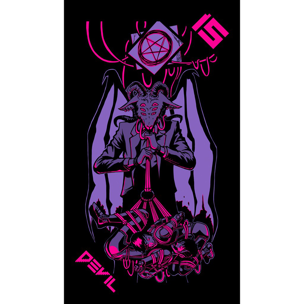 Bộ Bài Neon Moon Tarot 78 Lá  Đá Thanh Tẩy