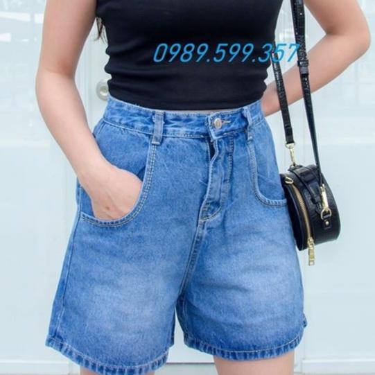 Quần Short Jean Nữ Có Bigsize 60kg-80kg