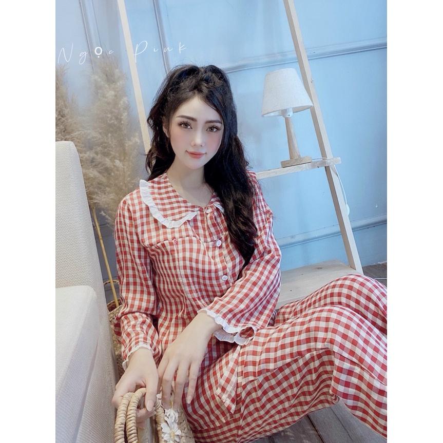 Bộ đồ bầu và sau sinh dài tay SANG CHẢNH siêu mềm mát