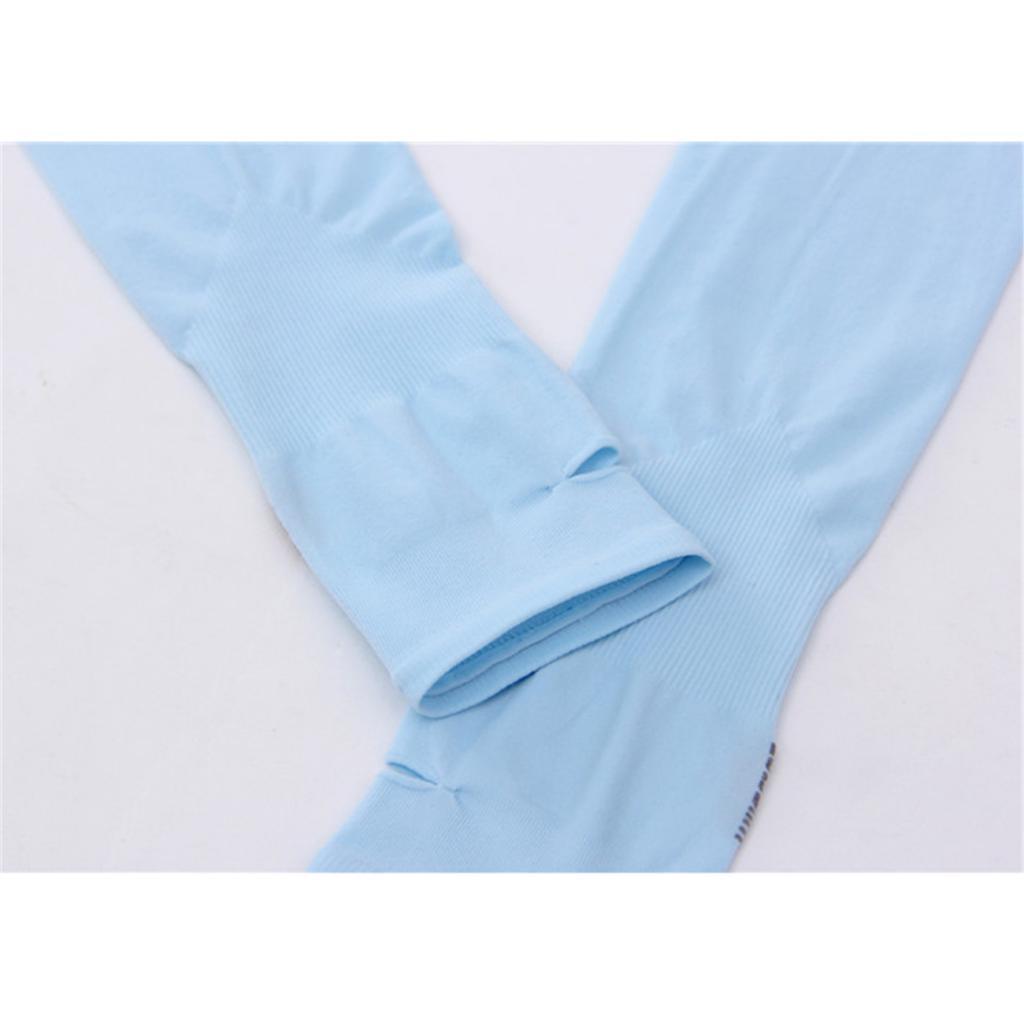 2x Outdoor Glove Anti UV Sun Protection Cooling Arm Sleeves UV Protection for Basketball